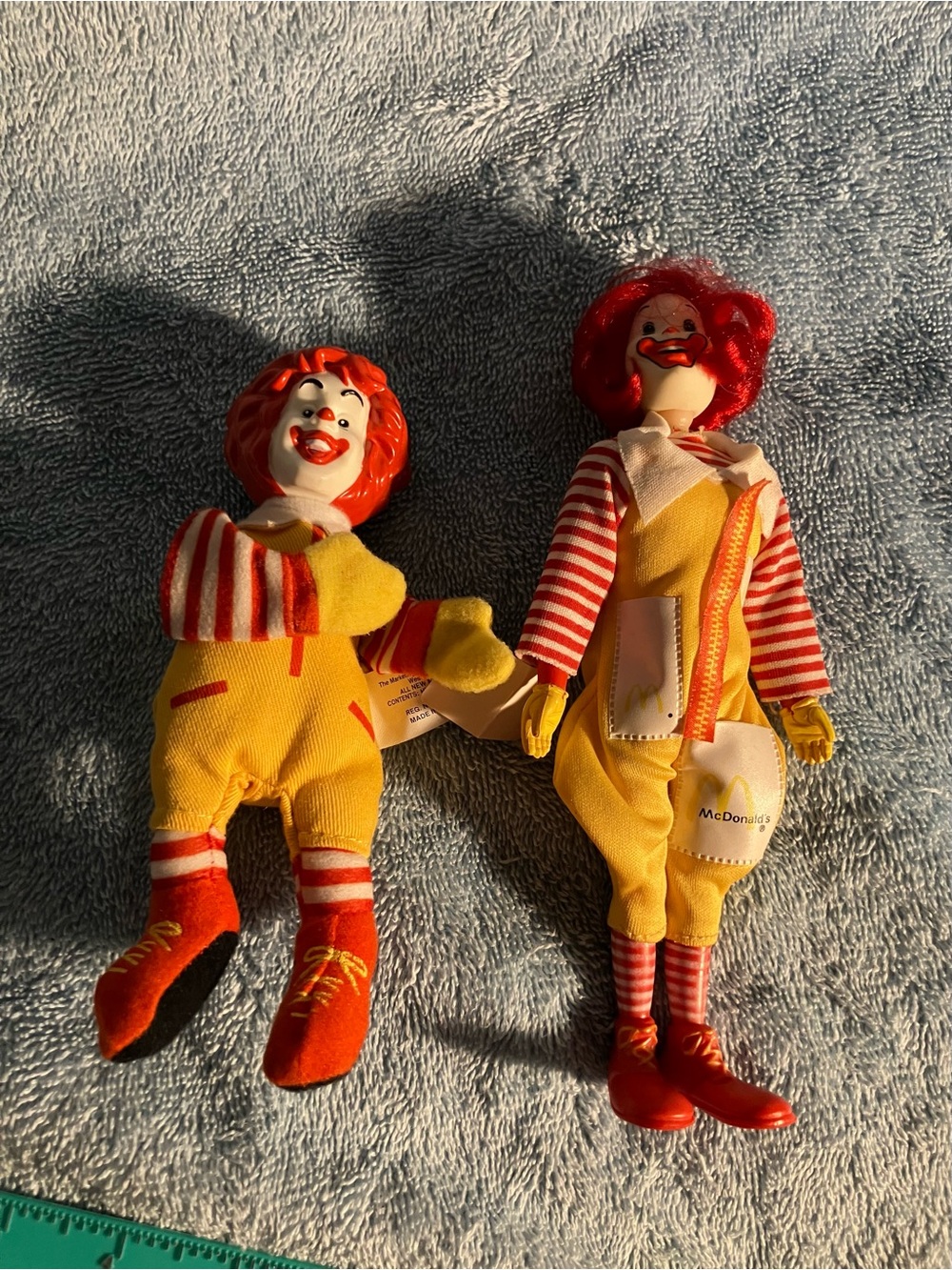 Remco McDonald's Ronald Mcdonald Figure Vintage 1976, 2002 Ronald doll